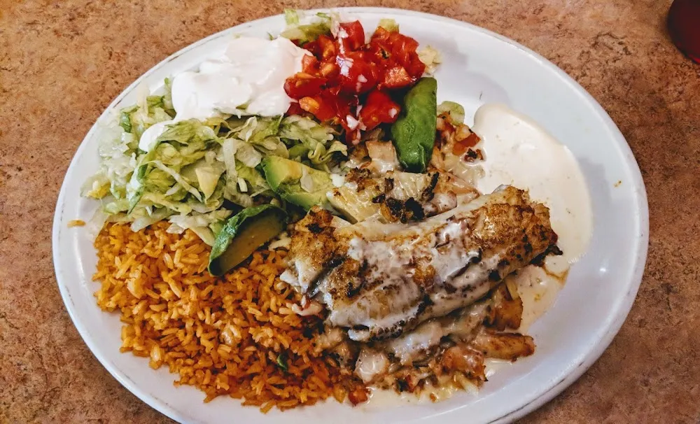 Fish Fajita Plate