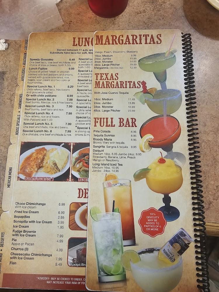 La Cabana Mexican Restaurant Menu image 4