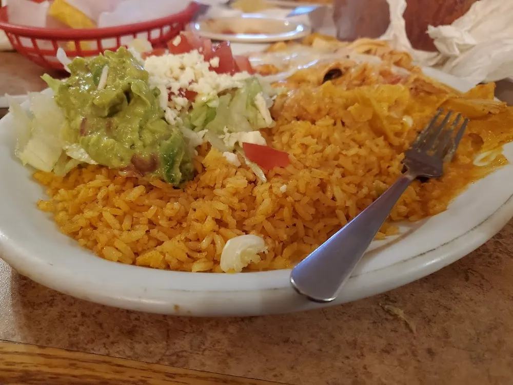 Rice Beans Guacamole Salad